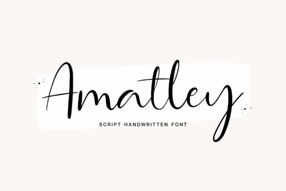 Amatley Script: Elegant Font for Creative Projects