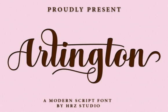 Arlington Script: Elegant Handwritten Font