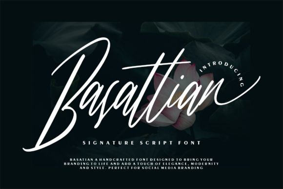 Basattian Script: A Stylish Font for Marketers