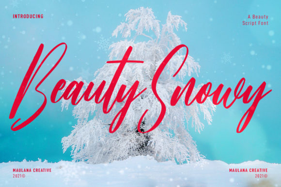 Beauty Snowy Script: A Font for Impactful Campaigns