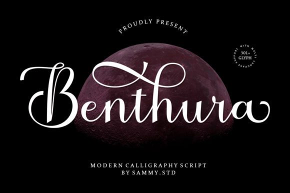 Benthura Script: Elegant Font for Editorial Design