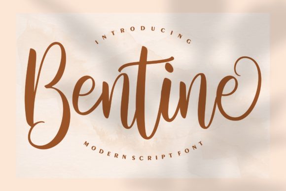 Bentine Script: A Romantic Typeface