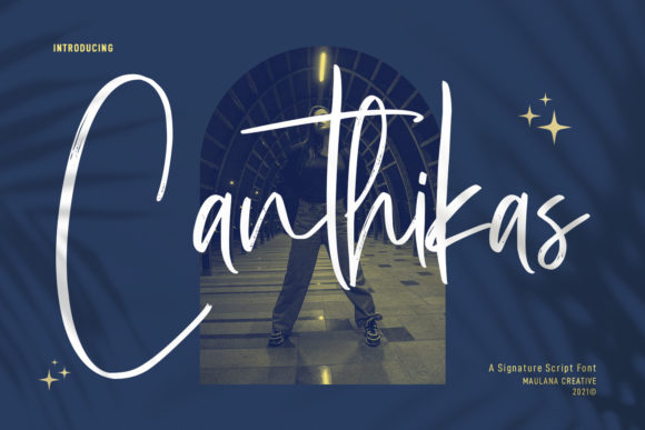 Canthikas Script: A Luxurious Typeface