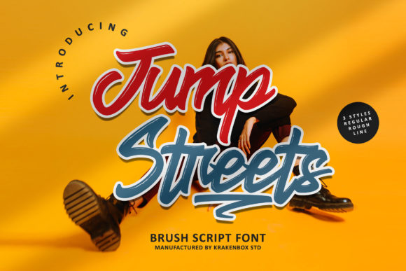 Jump Streets Script: A Bold Font for Creative Campaigns