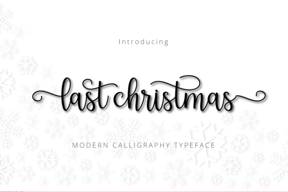 Last Christmas Script: A Timeless Handwritten Font