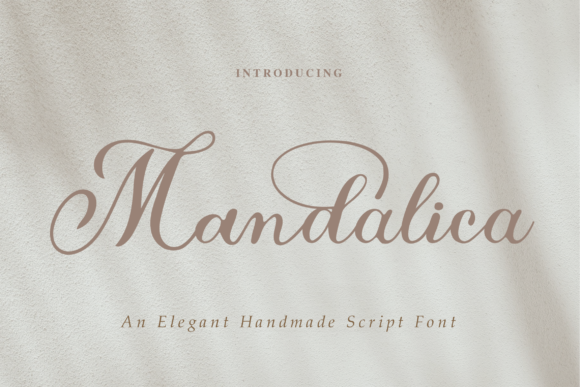 Mandalica Script: Elegant Font for Business