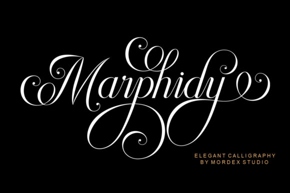 Marphidy Script: A Font for Creative Business