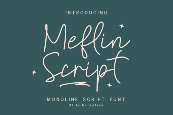 Meflin Script: A Creative Font for Web Design