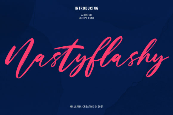 Nastyflashy Script: A Stylish Typeface