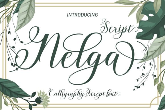 Nelga Script: A Elegant Font for Business