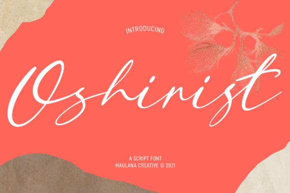 Oshirist Script: A Stylish Font for Business Branding