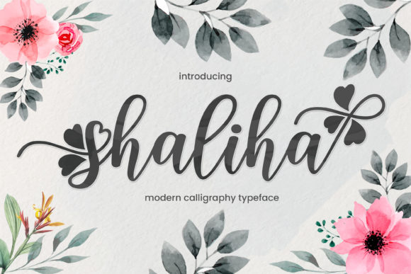 Shaliha Script: A Flowing Font for Web Design