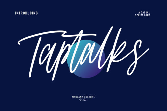 Taptalks Script: A Font for Business Branding