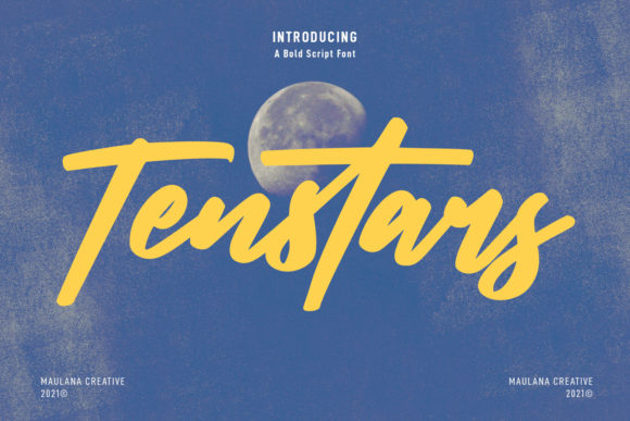 Tenstars Script: A Vintage Style Font