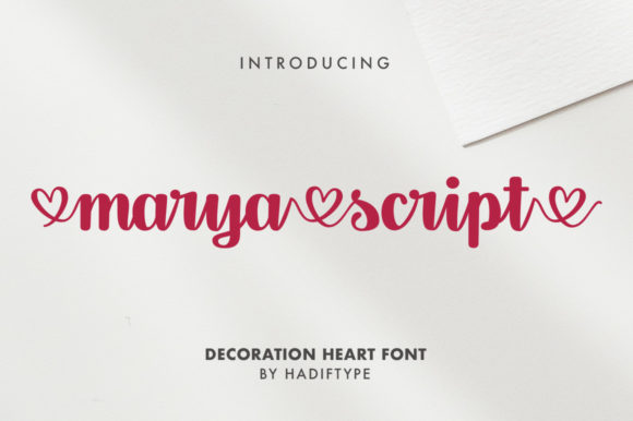 Use Marya Script for Elegant Web Design