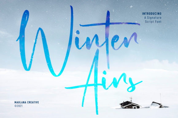 Winter Airs Script: A Font for Business Style